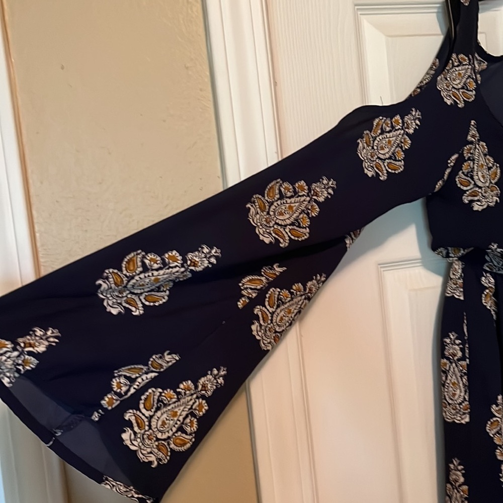 Navy Romper - Picture 2 of 2